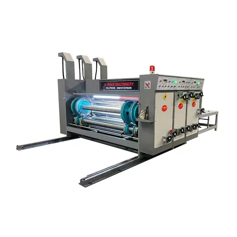 paper carton box cutting and printing machines