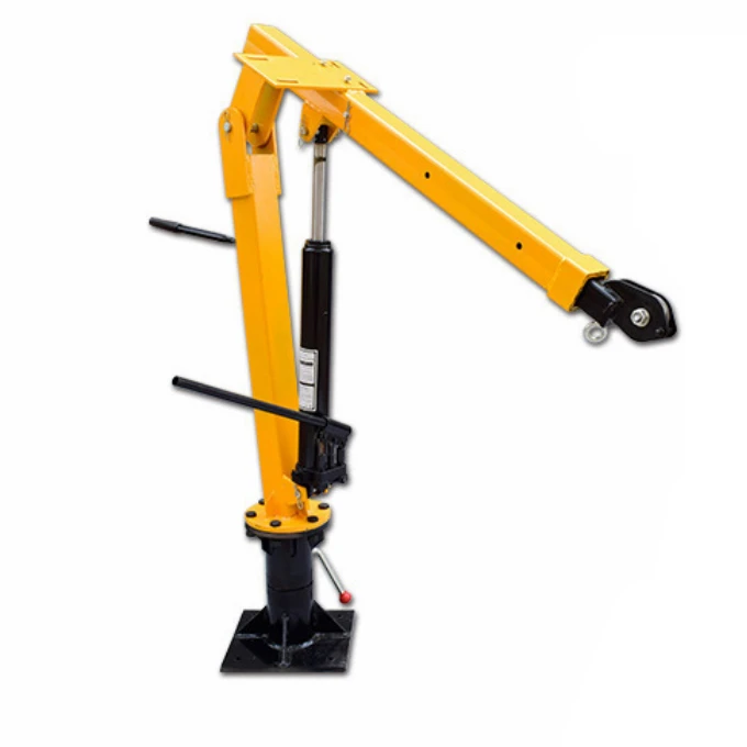 Небольшой лодочный мини-кран 12 В или 24 В, автомобильный подъемный кран