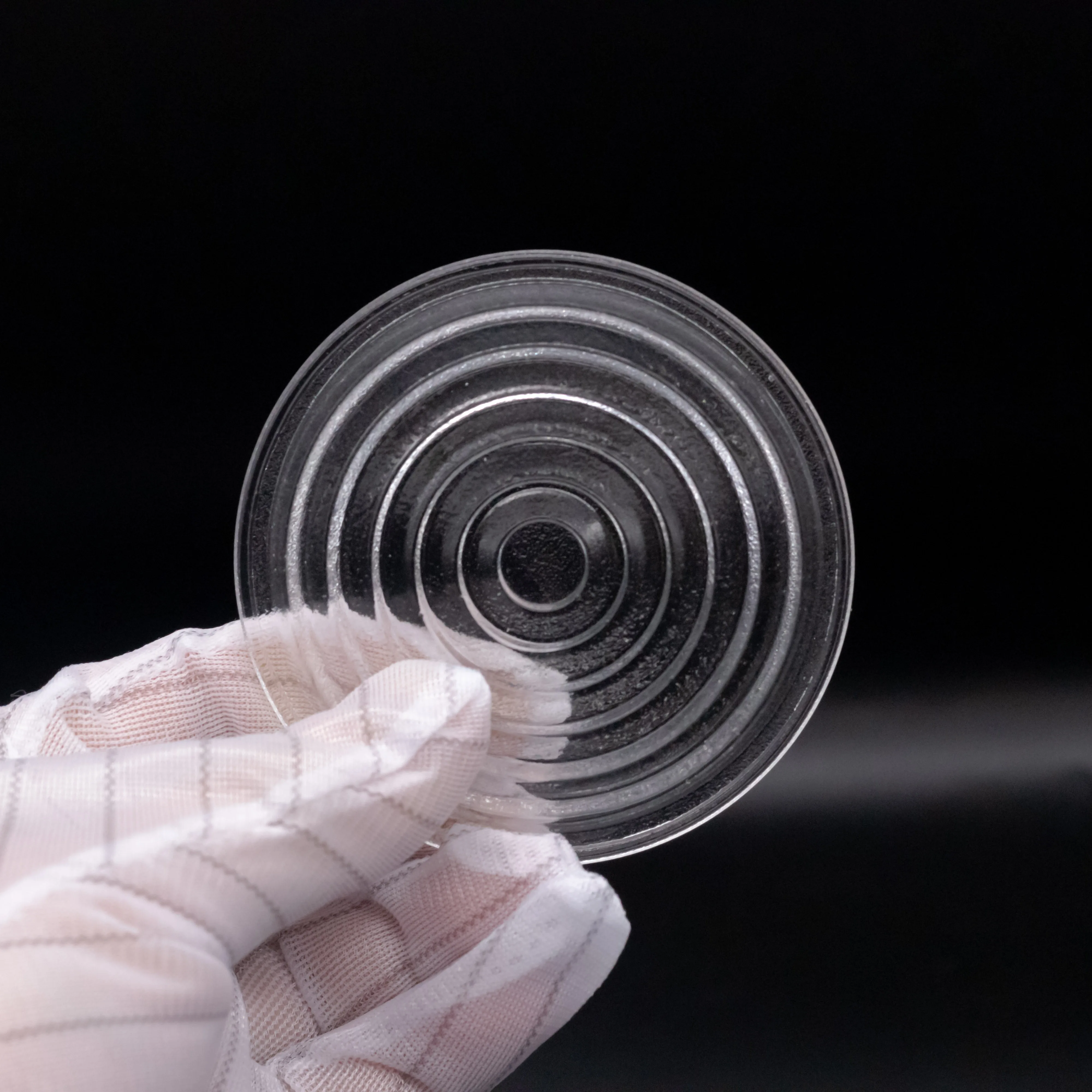 High Transmittance Custom Fresnel Glass Lens Factory-Threaded Circular Arc Lighting for LED Use