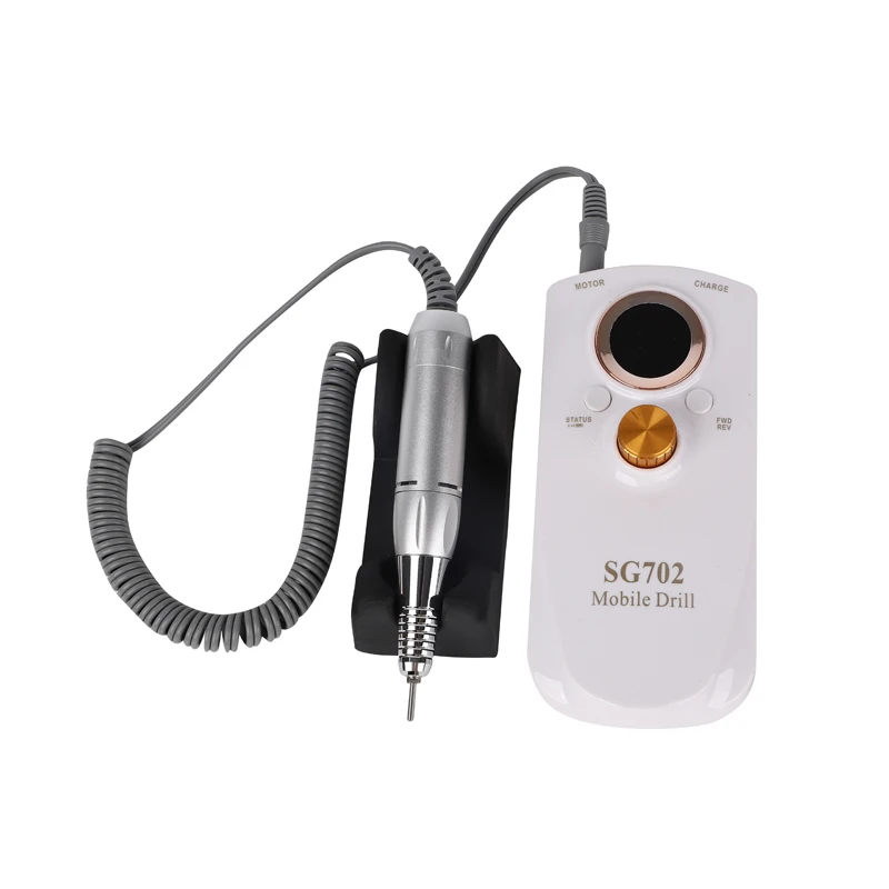 2021 Фрезер для ногтей, сверлильный с barterry рабочего времени 12 часов электирическая машинка для полировки ногтей, фрезер для ногтей, сверлильный с ручкой