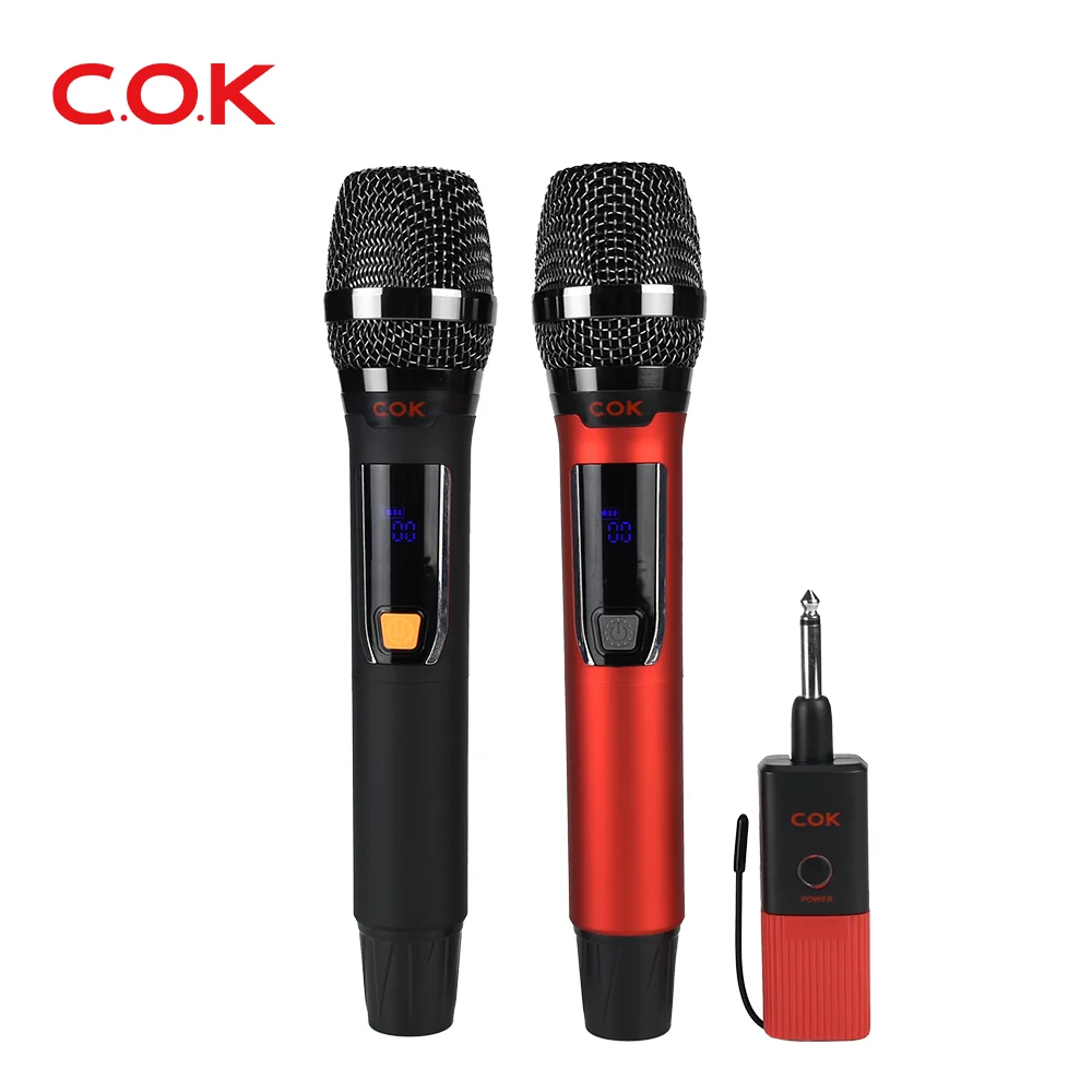 OEM Factory UHF Wireless Dynamic Microphone Handheld Microphone For Karaoke Nights & House Parties best microphone for karaoke