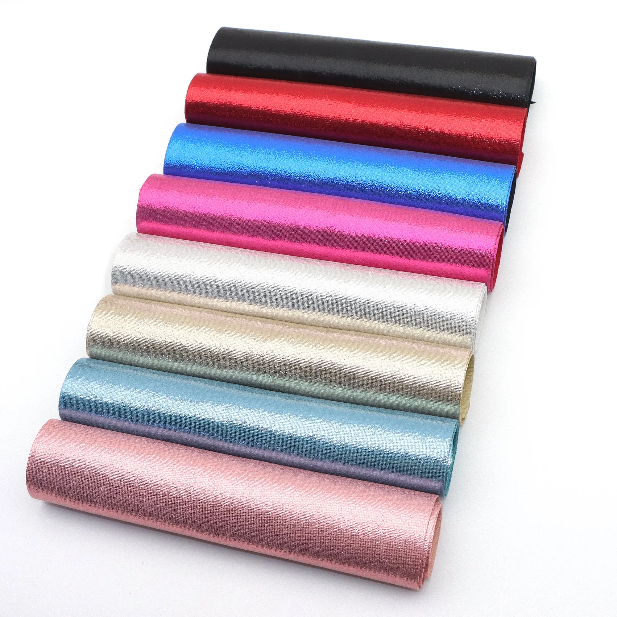 8pcs/set Plain Colour Synthetic Leather Patchwork For Hair Bow Bag Wallet Phone Cover DIY 1080527