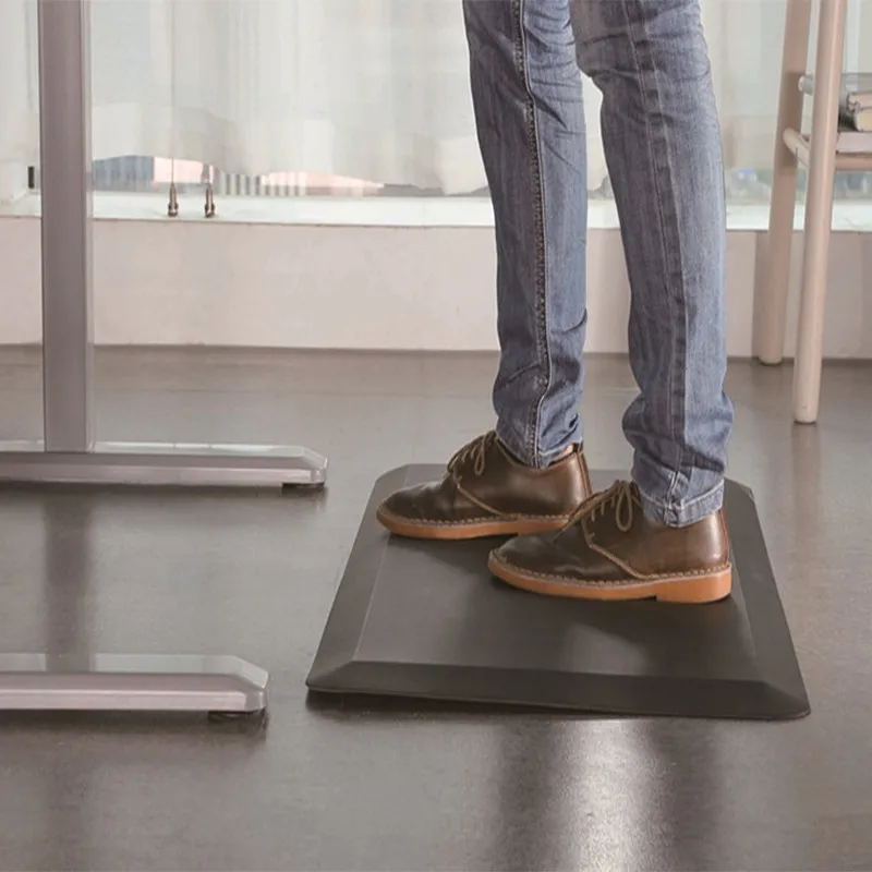 Manufacturer StepMat Durable Standing Desk Mat 3/4 Inch Thick PVC+PU Comfort Floor Mat Anti-Fatigue Kitchen Mat