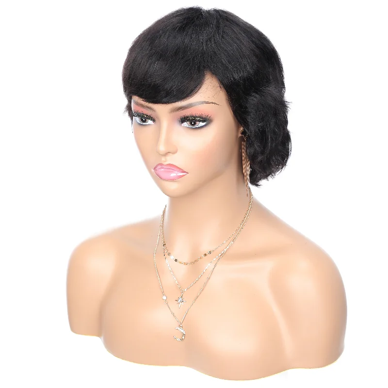 Hot Sale China Gold Supplier Cheap Wholesale Human Wig Ready To Ship Products Natural Indian Human Hair Wigs Wig