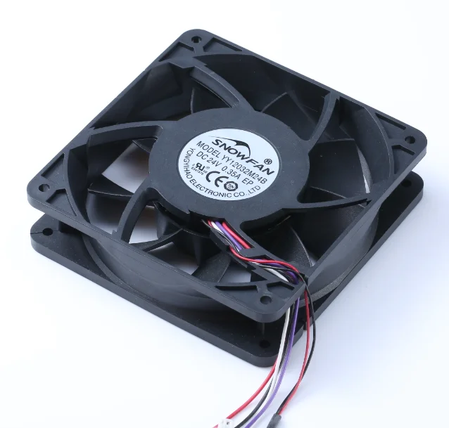 Ball bearing  120mm 120x120x32mm  axial  fan 12v 24v 48v  dc plastic impeller fan