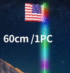 Remote RF APP Control RGB Antennas Whips Lamp Accessories 360 Degree Spiral LED Whip Lights for UTV Off-Road Vehicle ATV