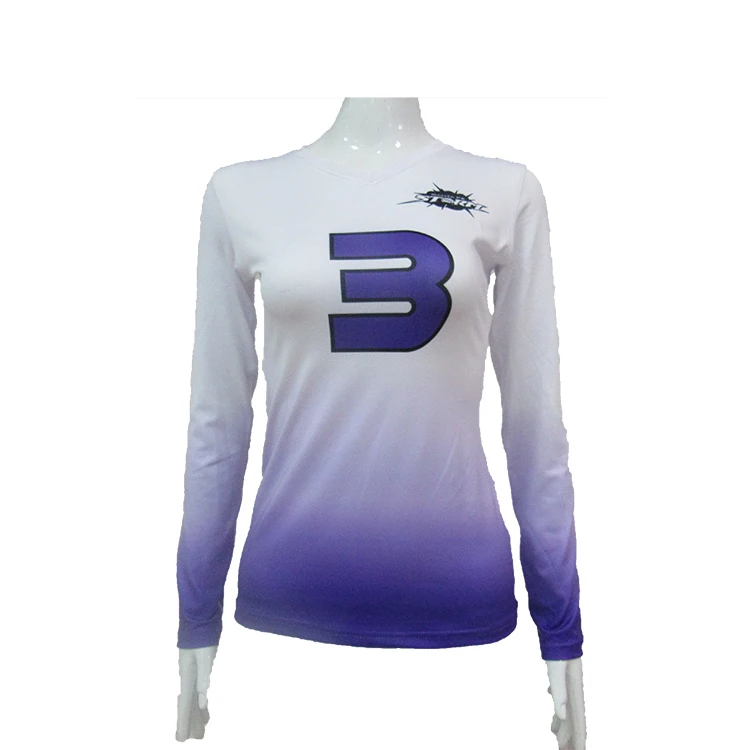 2020 custom high quality volleyball shirts with all kinds of sleeve length