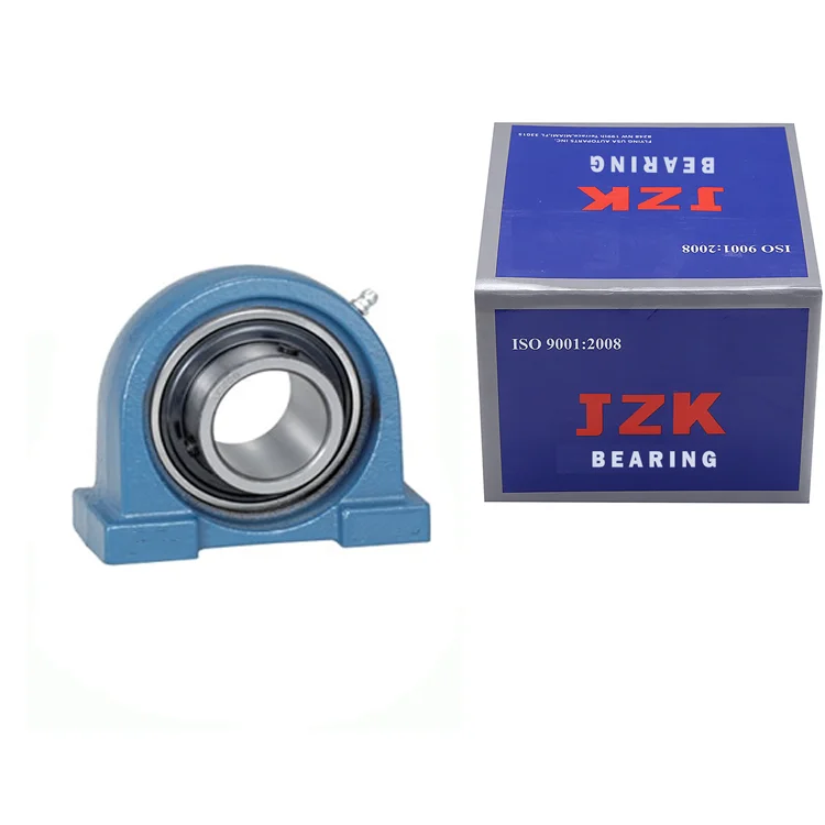 JZK High quality UCPA206 Spherical Bearings Low Friction Steel Cage insert bearings