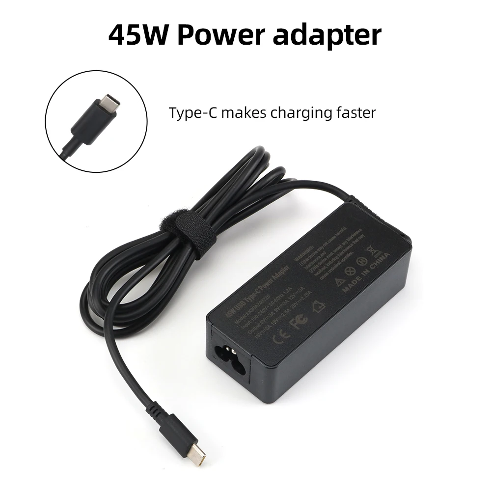 45w 20v 2.25a Watt Usb C Ac Power Adapter Type-c Laptop Charger For Lenovo Laptop