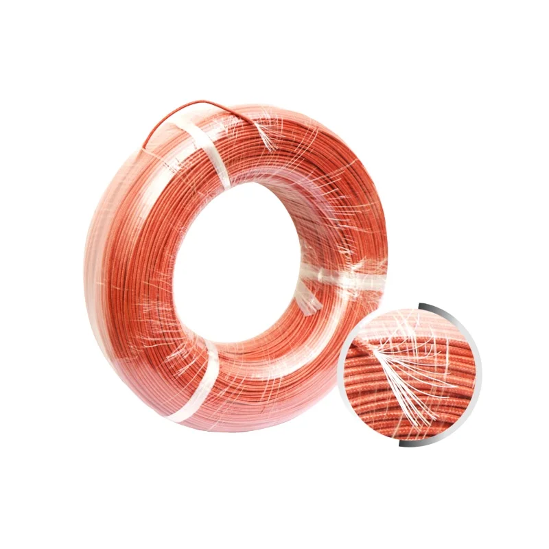 Высокое качество оптовая продажа огнестойкий стекловолокный Плетеный силиконовой изоляцией электрические провода, кабели