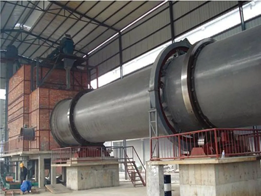 Gypsum Powder Drum Dryer Chemical Gypsum Cylinder Dryer Machine Plaster Calciner Plant