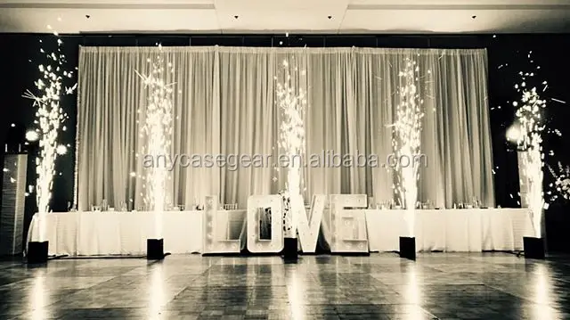 Cold Firework Machine Happiness Cold Fountain DMX Remote Control Wedding Stage Firework