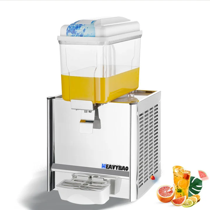 Heavybao Cold Drink Dispenser 12L Single Tank Cold Beverage Machine Orange Juice Dispenser For Party