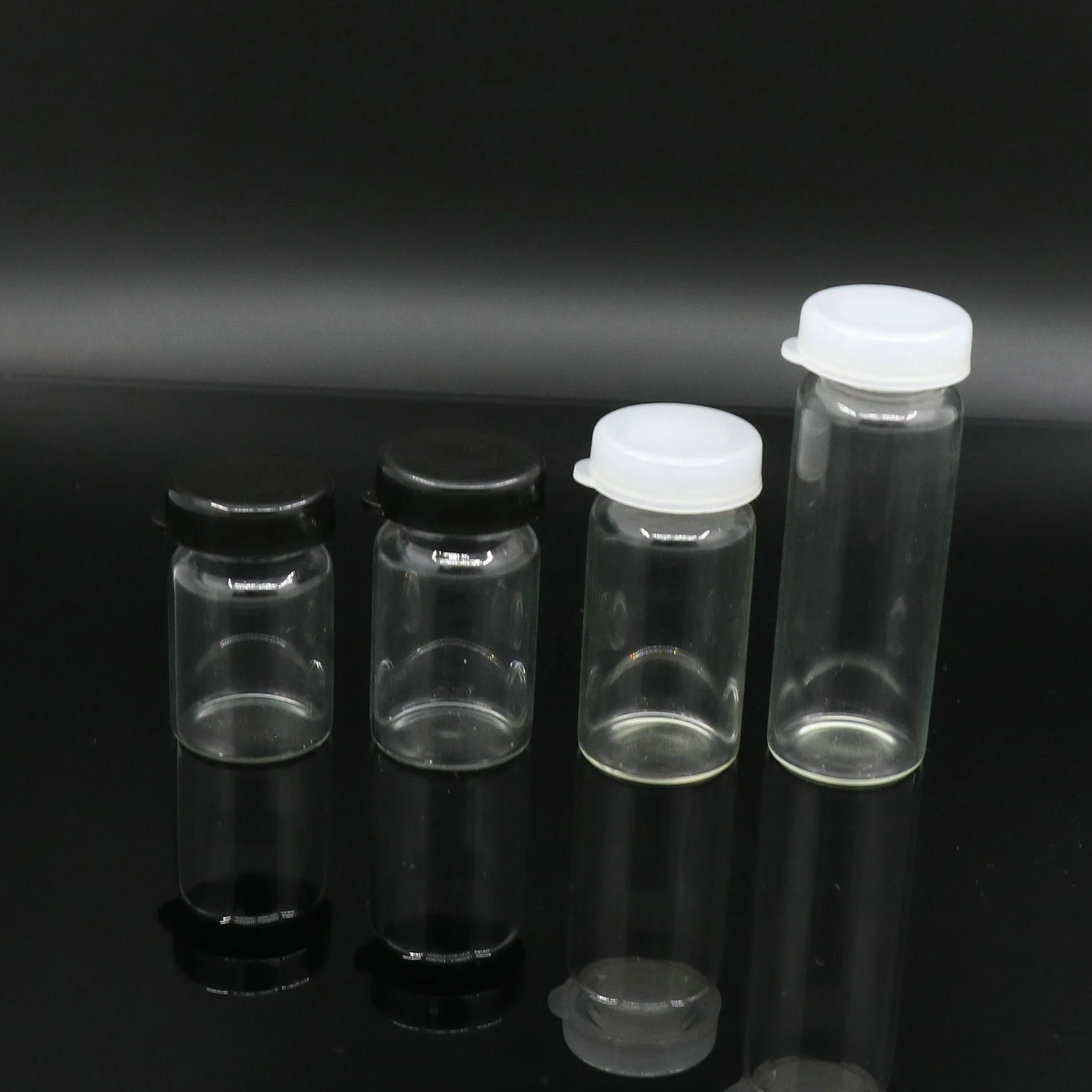 Высококачественный стеклянный флакон для фармацевтического использования, прозрачный, оптом, 20 мл, флакон для инъекций лекарств с крышкой