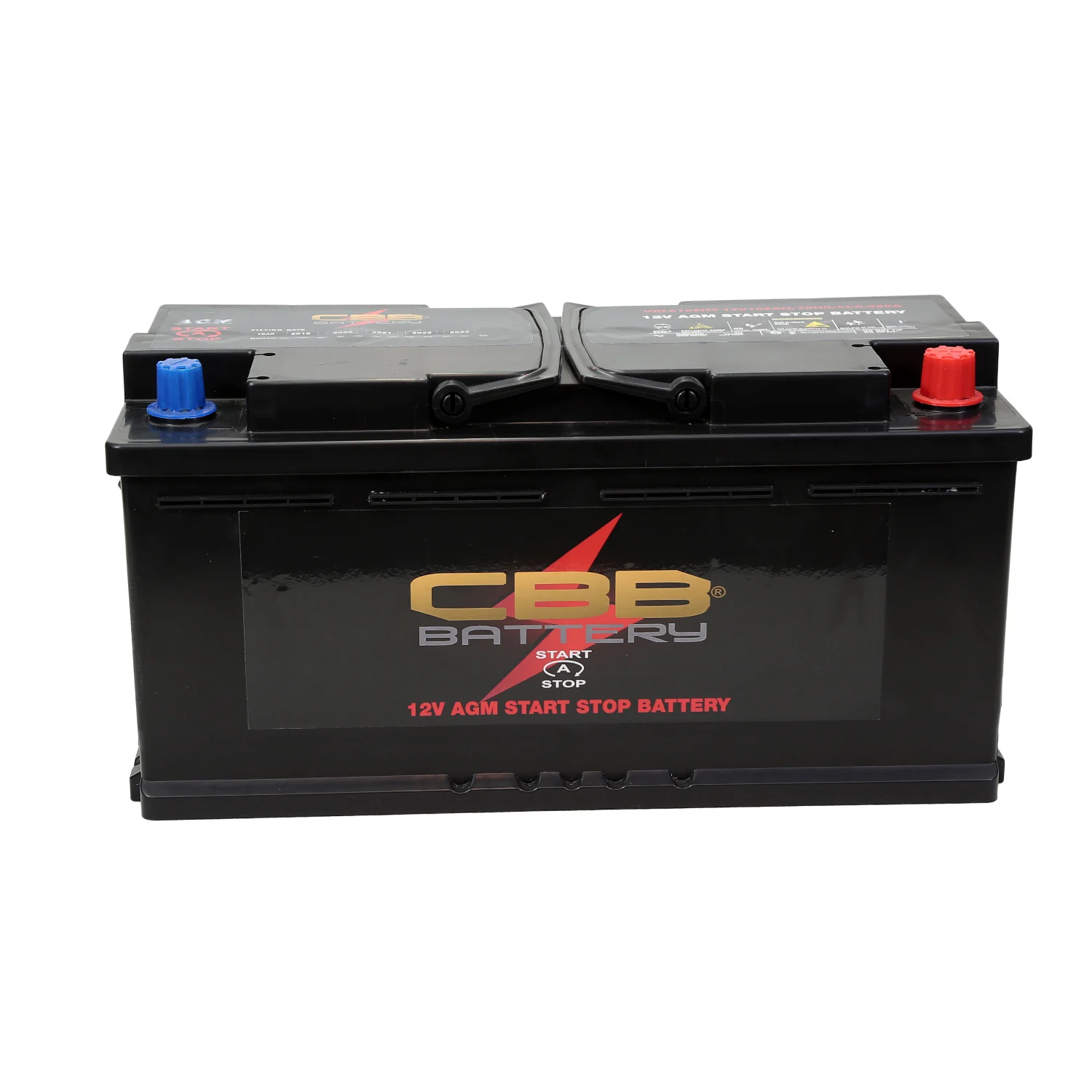 CBB AGM Star Stop Lead Acid Battery 60AH 80AH 105AH for Vehicle Car