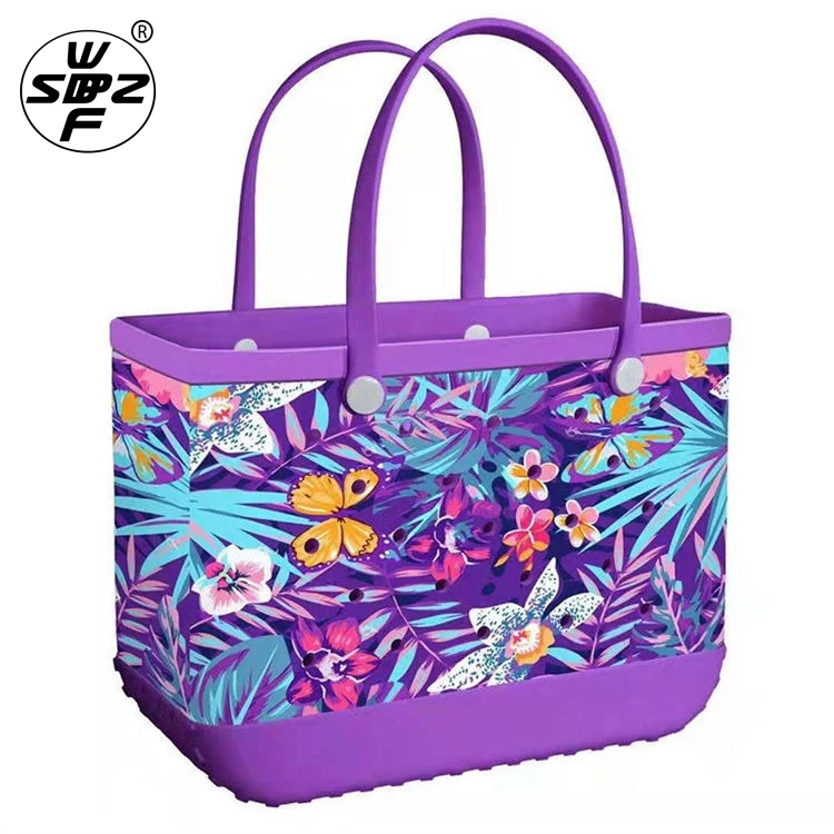 2024 New Eva Beach Bag For Women Custom Hand Tote Simplyne Beach Bogg Bag