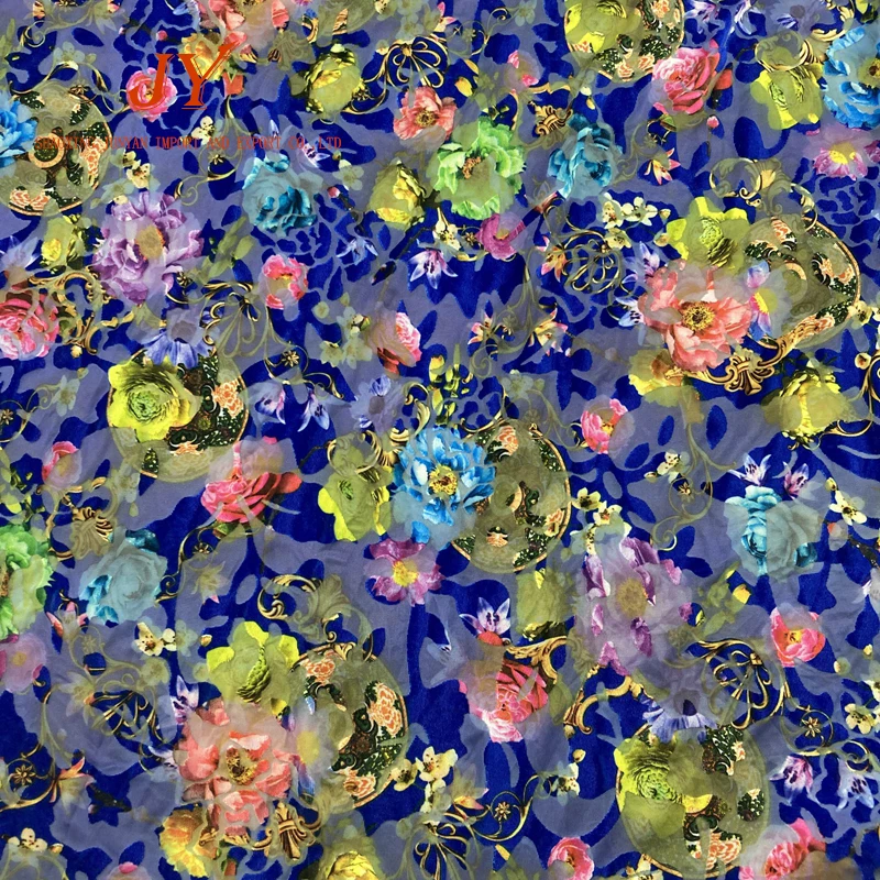 Горячая Распродажа Арабская удобная итальянская шелковая бархатная ткань из полиэстера с цифровым принтом для