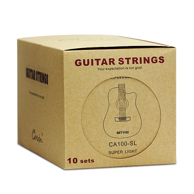 Civin High Quality High-Carbon Steel Core Phosphor Bronze Wound Strings Acoustic Guitar Strings