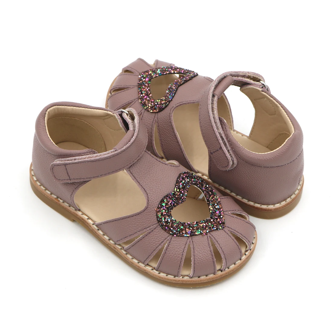 Оптовая продажа, импортная испанская дизайнерская Высококачественная кожаная детская обувь для девочек, детские сандалии