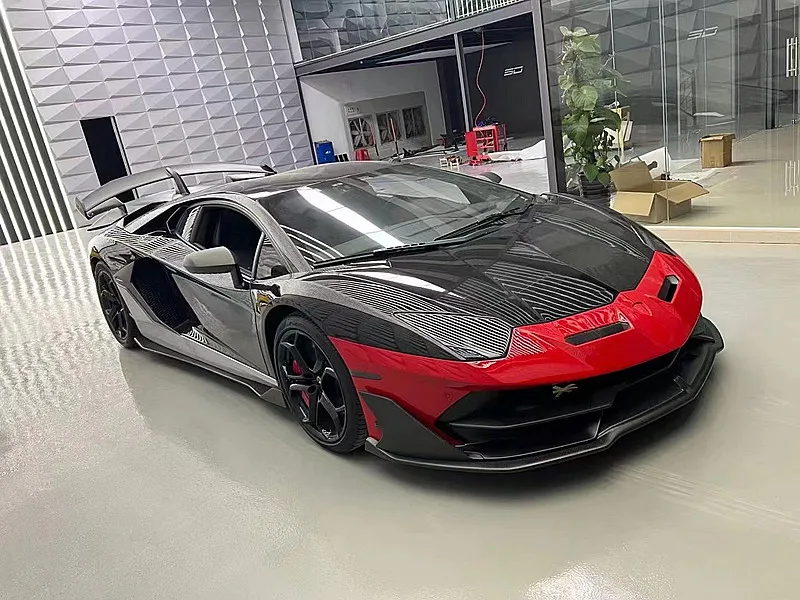 Комплекты для кузова в стиле SVJ предназначенные автомобиля Lamborghini Aventador LP700 LP720 LP750 из сухого углеродного волокна боковые