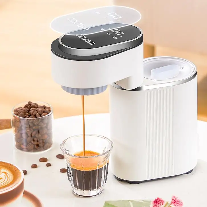 2024 New Arrivals Hot Selling Mini Electric Portable Coffee Machine 15Bar and Cold Double Extraction Espresso Maker