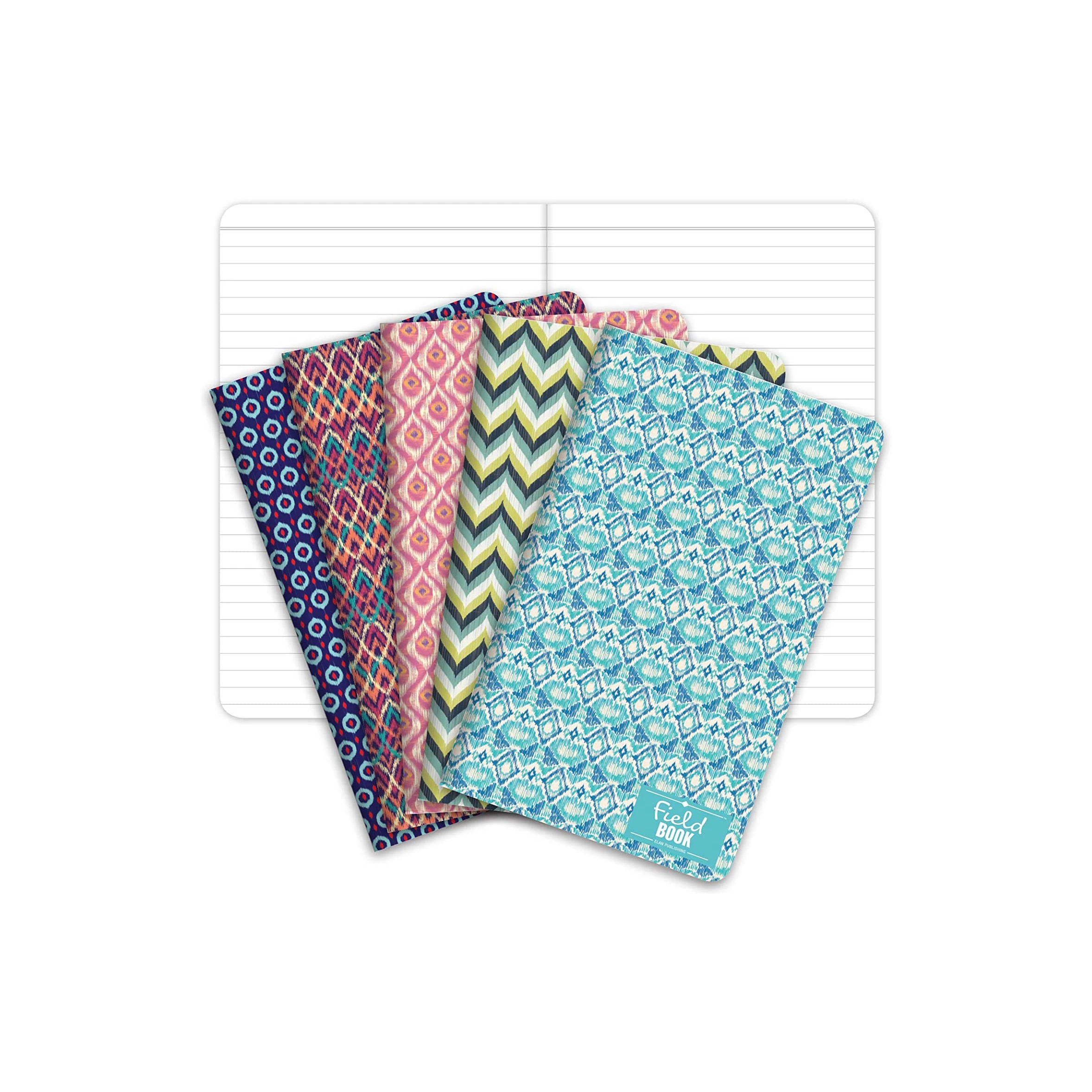 Various good quality small notebook ruled pattern exercise log book