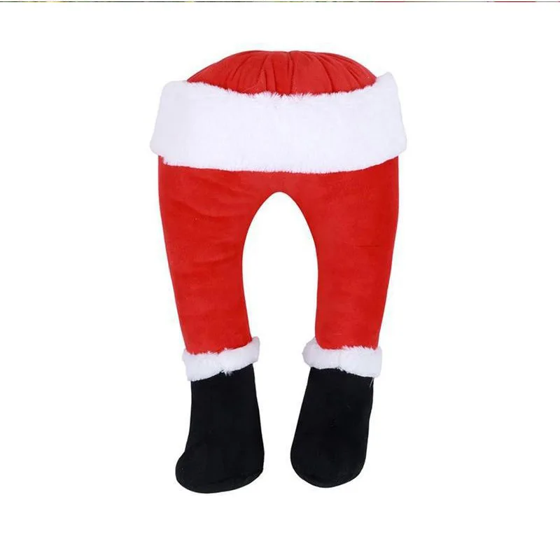 Funny Santa legs plush elf Christmas tree hanging ornament animated Christmas kickers
