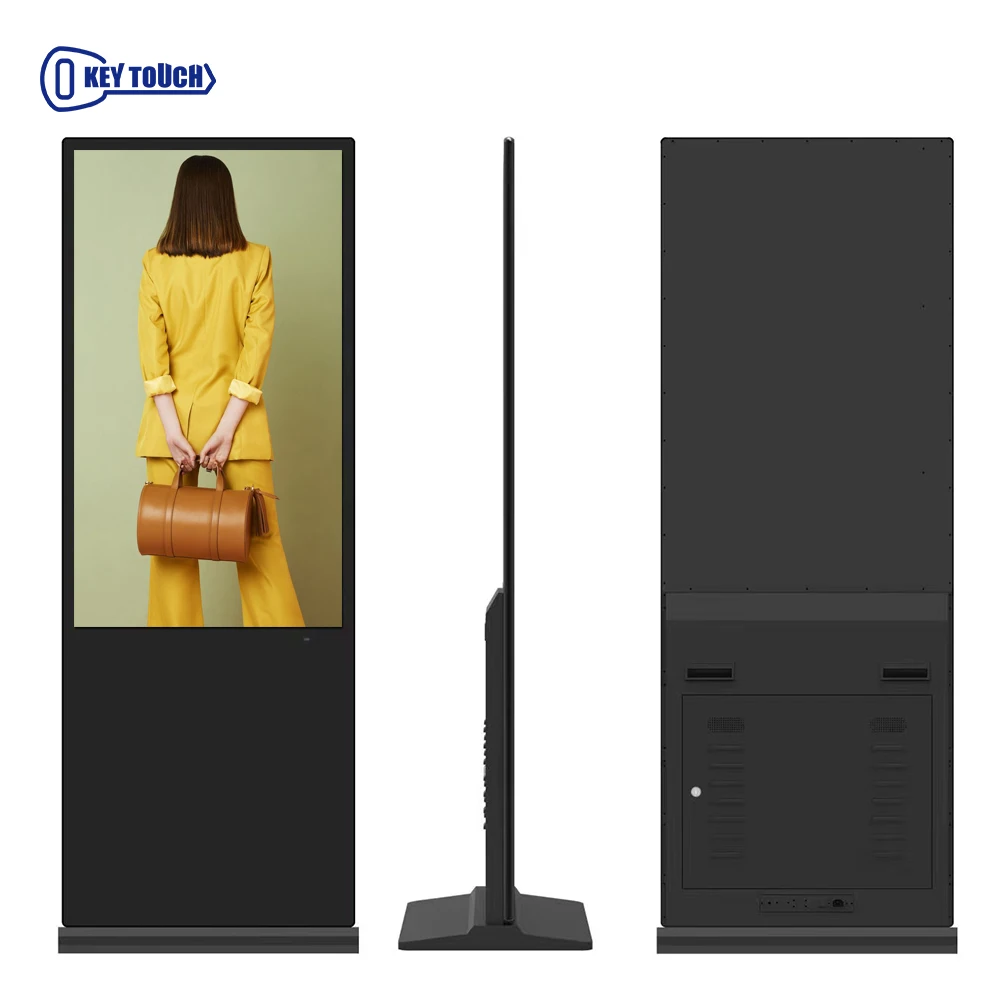 55 дюймов digital signage реклама Крытый полноцветный светодиодный дисплей рекламный экран android киоск