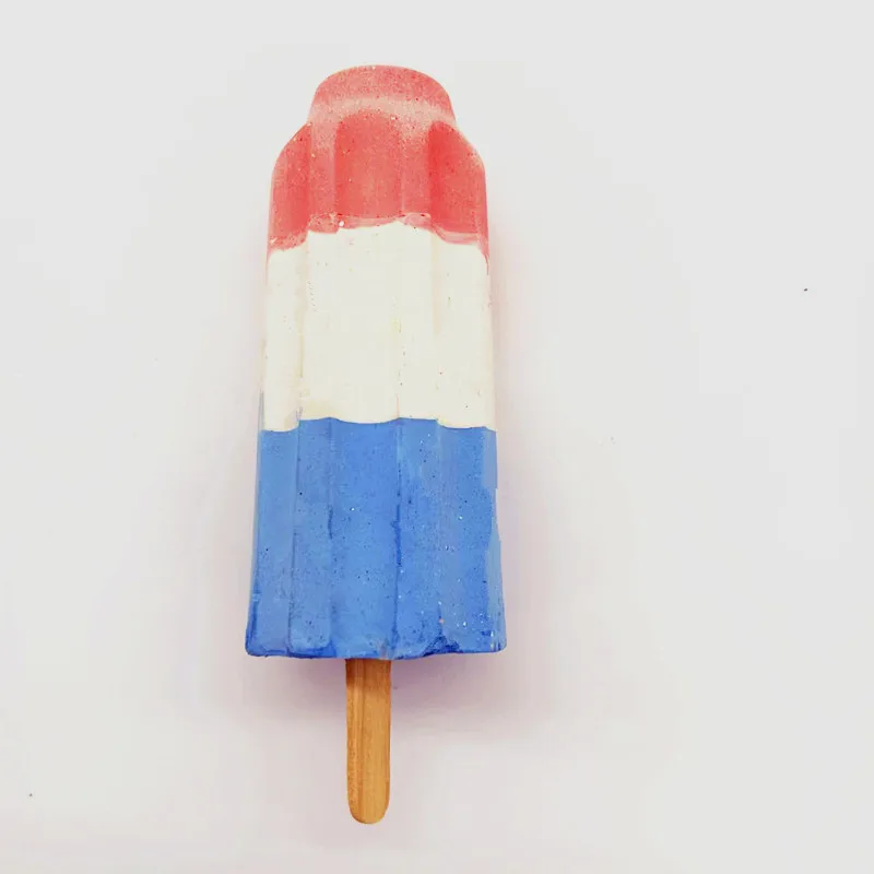 Factory custom shape chalk Popsicle shape suction card packaging