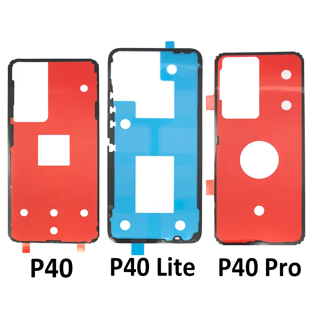 Housing Glue For Huawei P20 P30 P40 Lite / Mate 20 30 Lite / Mate 40 Pro Battery Back Cover Door Adhesive Sticker