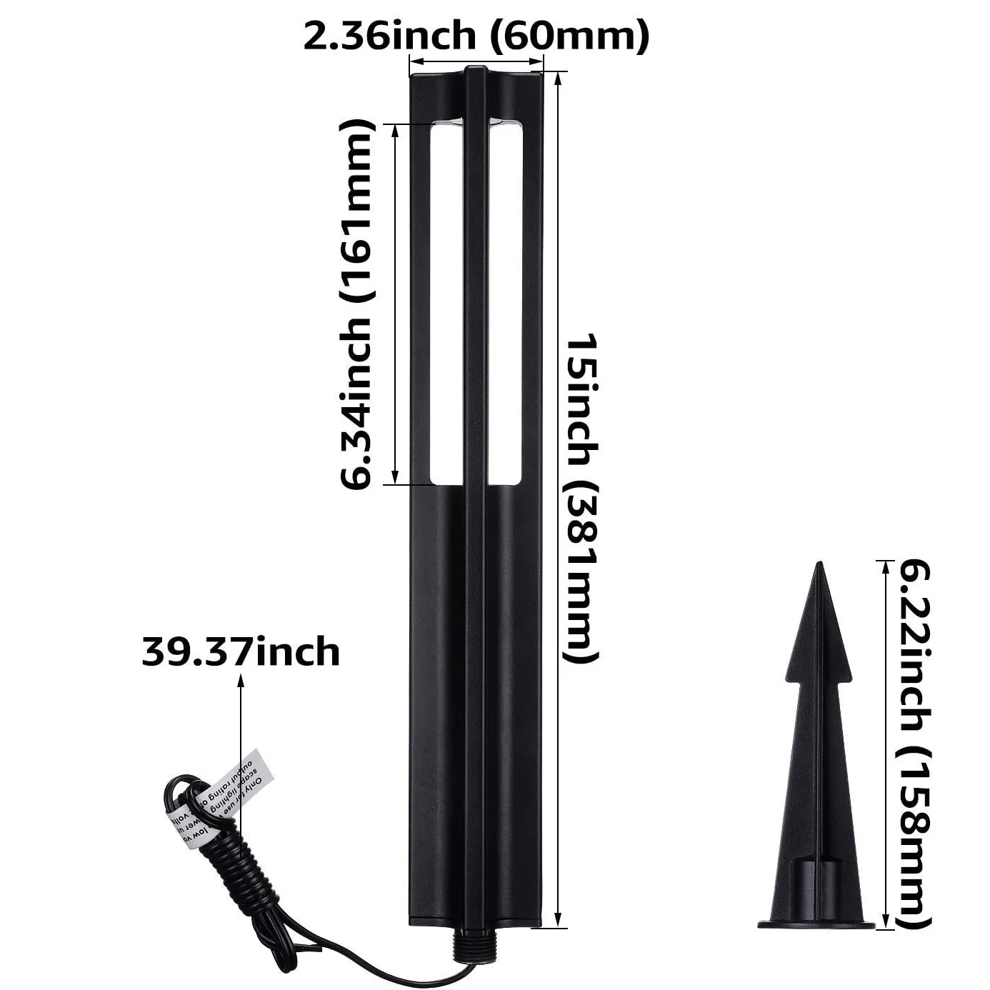 ETL LED garden light