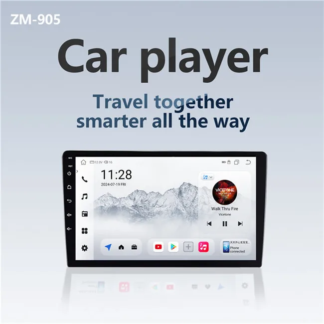 Hot Sale 1280*720 car Android player for Universal Car With factory best FM GPS car Android player