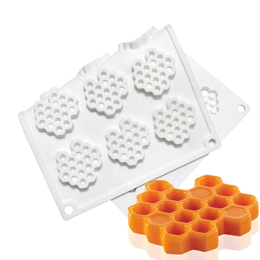 Multi Design Silicone Honeycomb Lace Food Pastry Mold