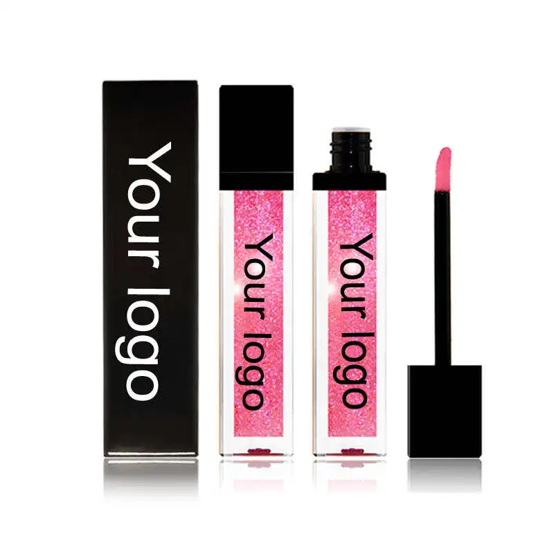 Professional kits lip gloss tubes label vegan lipgloss with low price