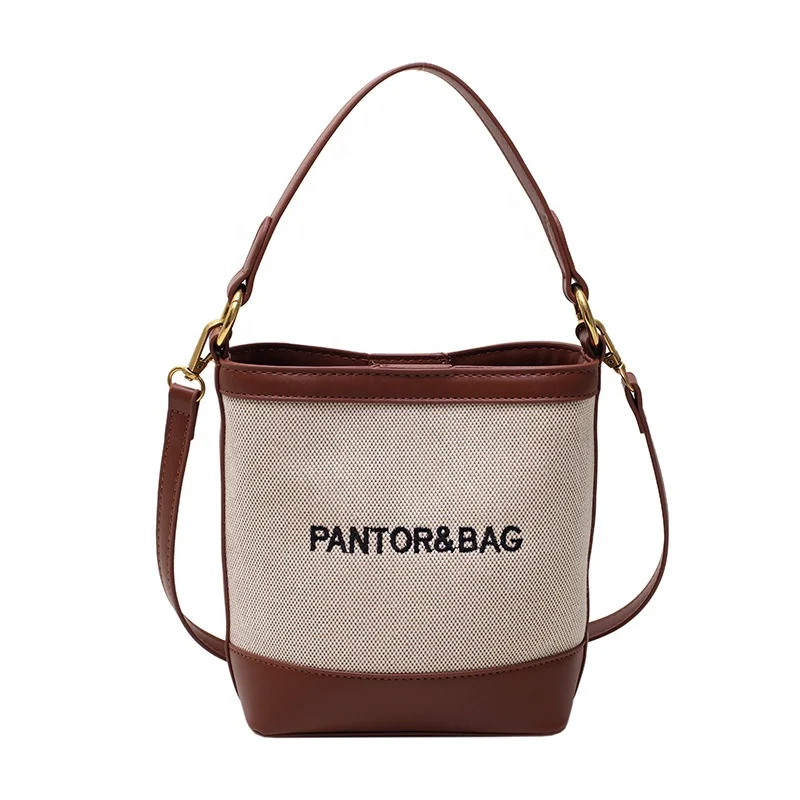fashion woman lady vintage bucket handbag shoulder bag crossbody bag newest style