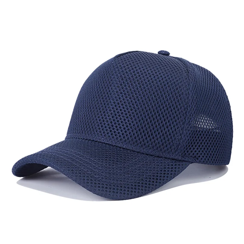 Custom 100% Acrylic Polyester Mesh Fabric Black Sports Hat 5 Panel For Fitted Blank Baseball Cap