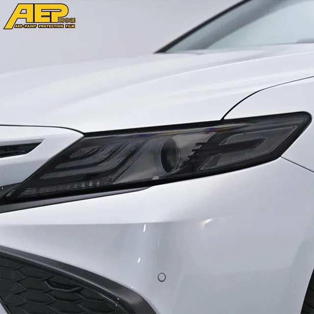 Пленка AEP для автомобильных фар светло-Черная защитная наклейка из ТПУ Toyota Camry XV70 2018 2019 2020 2021