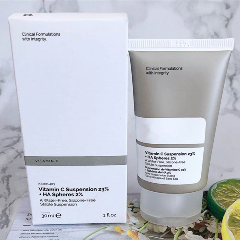 Праймер для макияжа 23% Витамин C Подвеска 2% 30 мл эссенция микрочастиц с гиалуроновой кислотой осветляет кожу увлажняющий