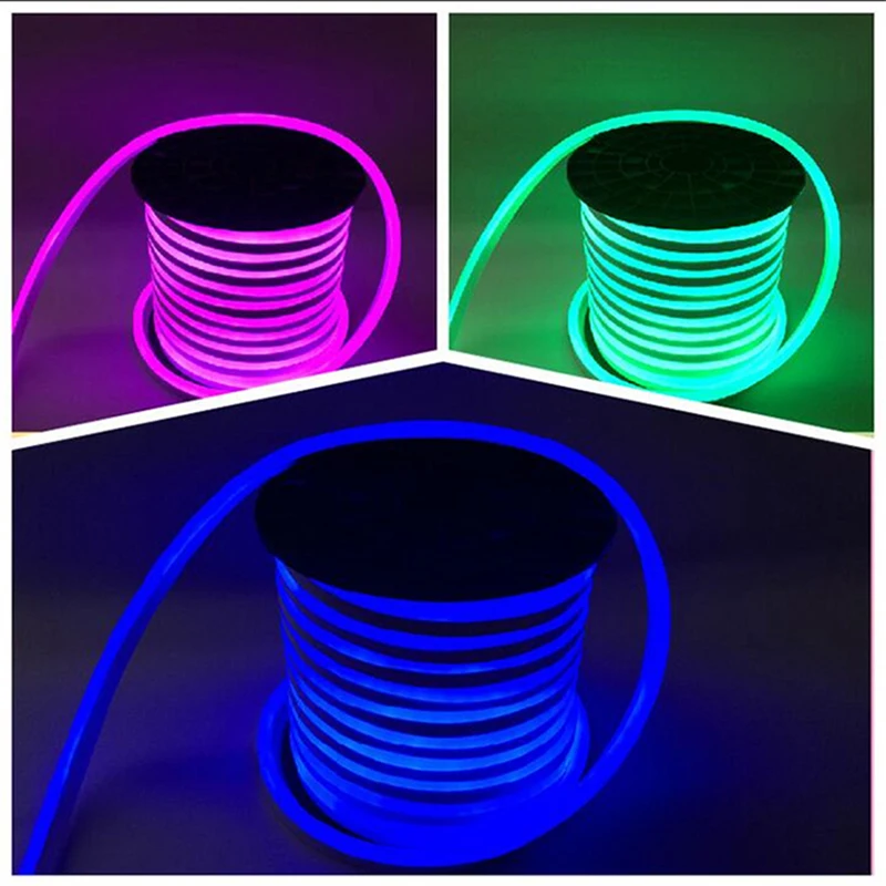 Factory wholesale led neon flex warm white 12V/ 24v silicon IP67 8*16mm led neon flex