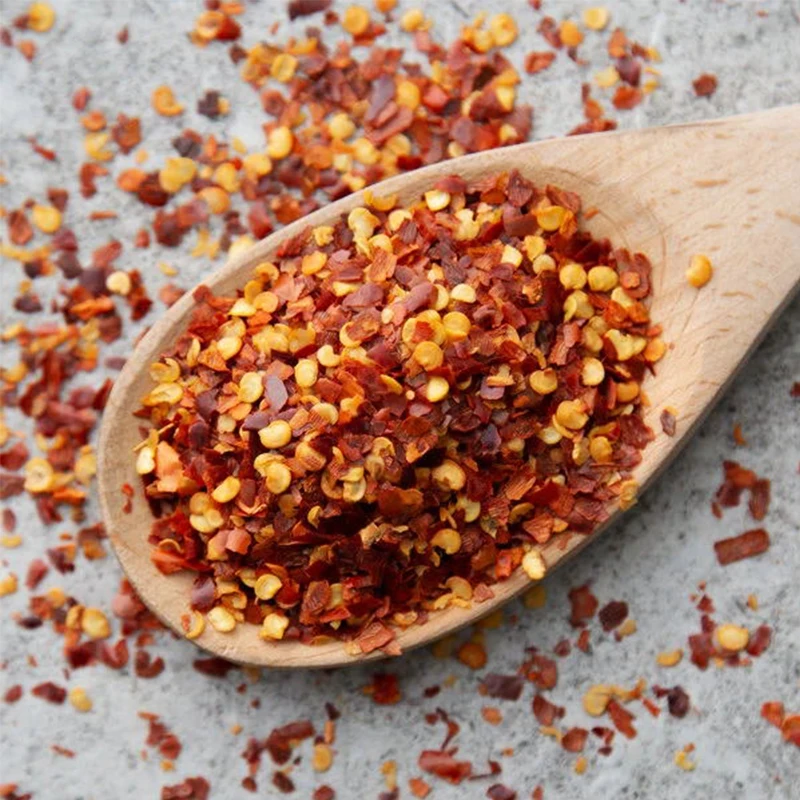 Chinese Export Dried Red Pepper Flakes 20kg Crushed Chili Pepper