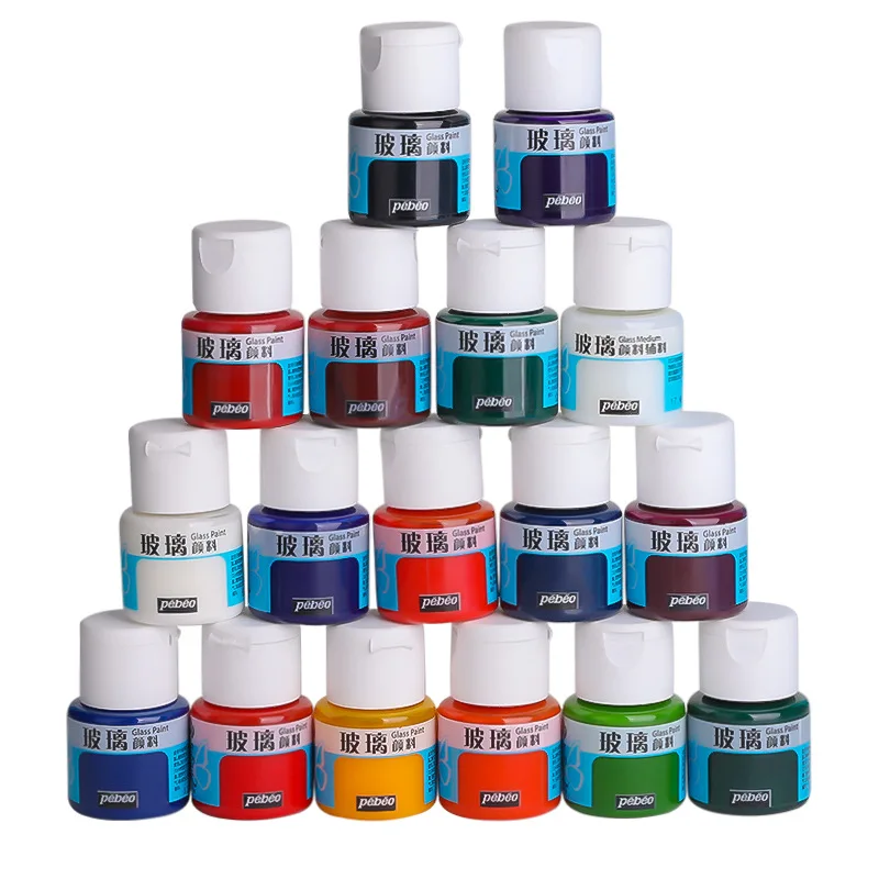 Pebeo Water-Based Vitrea Glass Paint High Gloss Color Paints For Glass