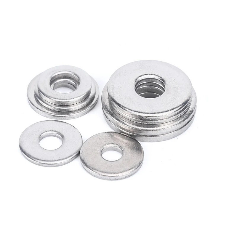 Good Quality INOX Stainless Steel SS304 SUS304 ANSI AISI 304 A2-70 1.4301 Flat Washer DIN125