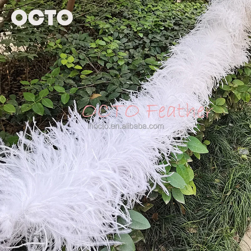 Wholesale Various Colors 2ply 3ply 4 ply 5ply 6ply 7ply 8ply 10ply High Quality Luxury Cheap Ostrich Feather Boa