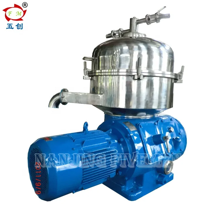 electric disc stack centrifuge separator for separate yeast