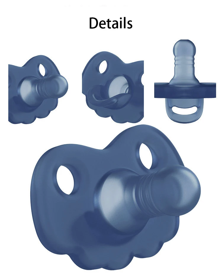 Baby Silicone Pacifier Food Grade Care Product Soft Baby Nipple Soother Pacifier Nursing Accessories
