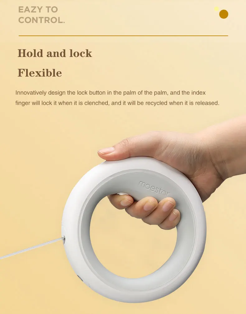 New Pet Products Private Label Wholesale Adjustable Automatic Retractable Pet Nylon Material Dog Leash