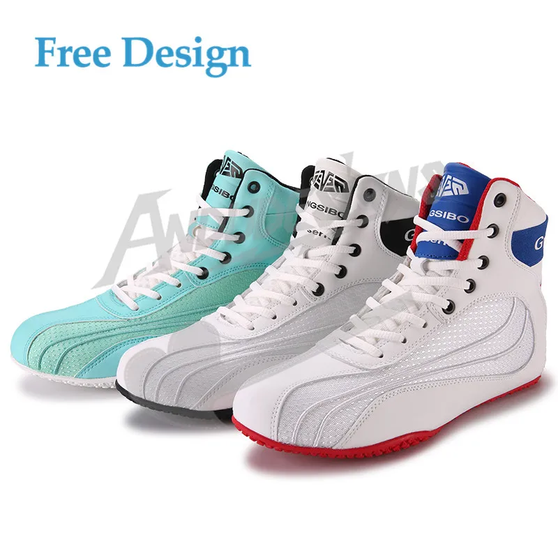 Hot Sale Custom Logo Manufacturer Mens Boxing Shoes Quality Weightlifting Light Weight