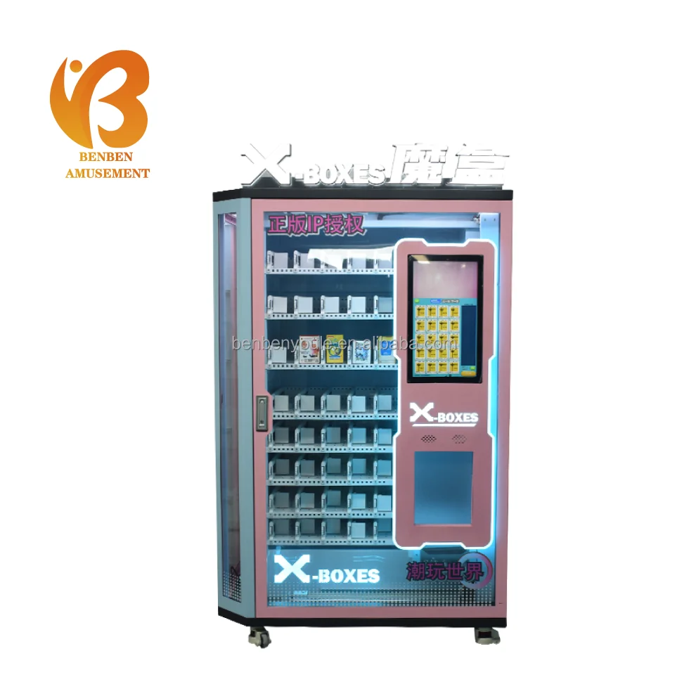 24 hours online self service small stores drinks snacks gift smart shop blind lucky mystery box surprise vending machine