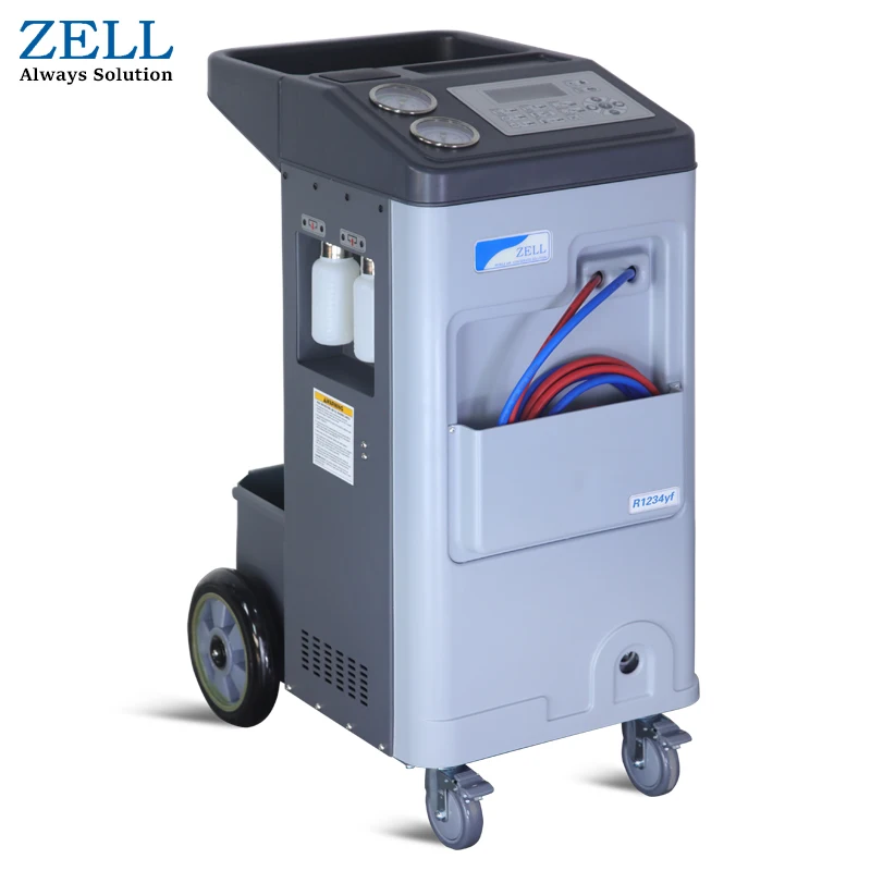 
ZELL AC1000-HFO AC work station car Air Condition service station R1234yf Recovery Recharge Service Station Machine 