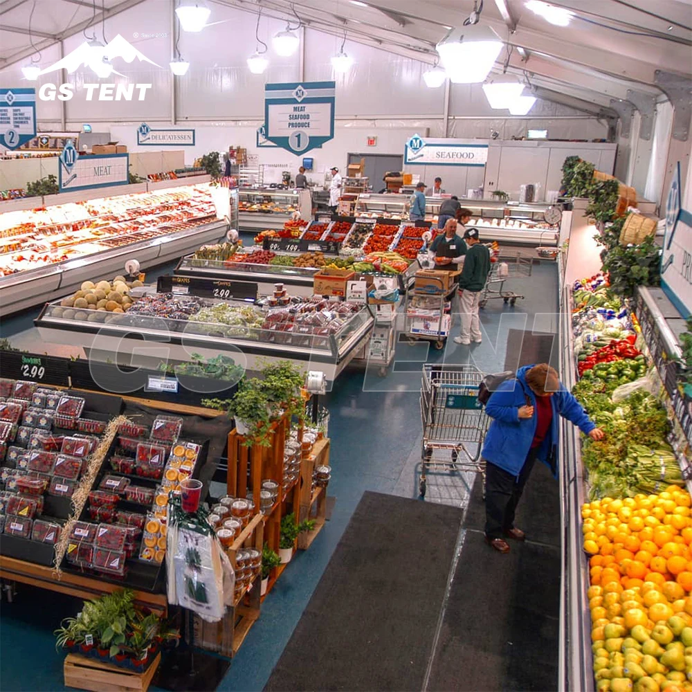 20x50M Large Wedding Party German Canopy prefab House Marquee Event Tents Malaysia Interior decoration with Air Conditioner